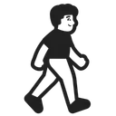 Free Walking Facing Right Icon