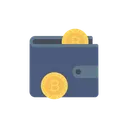 Free Wallet Bitcoin Purse Icon