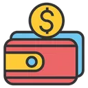 Free Wallet Money Billfold Icon