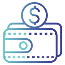Free Wallet Money Billfold Icon