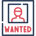 Free Wanted Bandit Poster Icon