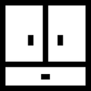 Free Wardrobe Household Furniture Icon