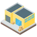 Free Warehouse Storehouse Storage Unit Icon