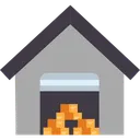 Free Warehouse House Store House Icon