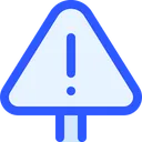 Free Map Navigation Warning Icon