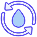 Free Wasserwiederverwendung  Symbol