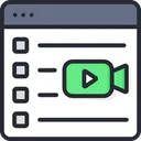 Free Watchlist Video Watchlist Video List Icon