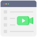 Free Watchlist Video Watchlist Video List Icon