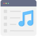Free Watchlist Music Watchlist Music List Icon