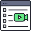 Free Watchlist Video Watchlist Video List Icon