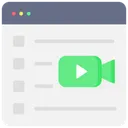 Free Watchlist Video Watchlist Video List Icon