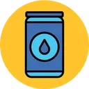 Free Water Can Alcohol Beverage Icon
