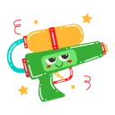 Free Water Gun Pistol Toy Icon