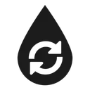 Free Water Renewable Treatment Water Icon