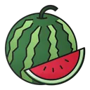 Free Watermelon Tropical Fruit Icon
