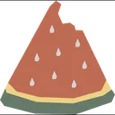 Free Watermelon Summer Beach Icon