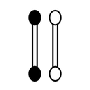 Free Wattestäbchen  Symbol