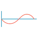 Free Wave Cosine Line Icon