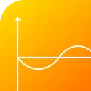 Free Wave Cosine Line Icon