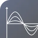 Free Wave Sine Cos Icon