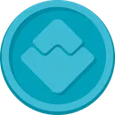 Free Waves Cryptocurrency Crypto Icon