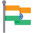 Free Waving Flag Indian Flag National Flag Icon