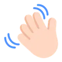 Free Hand Flat Light Icon