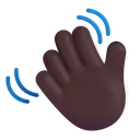 Free Hand Color Dark Icon