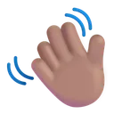 Free Hand Color Medium Icon