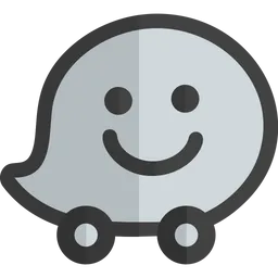 Free Waze Logo Icon