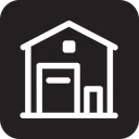 Free Wearhouse Storage Factory Icon