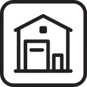 Free Wearhouse Business Storeroom Icon