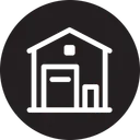 Free Wearhouse Business Circular Icon