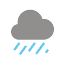 Free Weather Rains Rain Icon