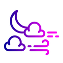 Free Weather Moon Star Icon