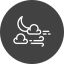 Free Weather Moon Star Icon