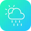 Free Thunder Cloud Partlysun Icon