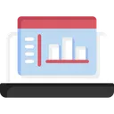 Free Web Analysis Chart Online Analytics Data Analytics Icon