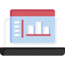 Free Web Analysis Chart  Icon