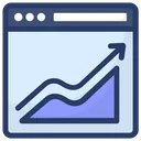 Free Business Report Web Analytics Statistic Icon