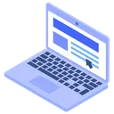 Free Web Browser Laptop Webpage Icon