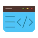 Free Web Coding Web Development Coding Icon