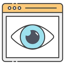 Free Web Eye  Icon