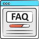 Free 웹 Faq 도움말 Faq 아이콘