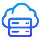 Free Web Hosting Server Database Icon