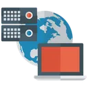 Free System Technology Web Hosting Web Infrastructure Icon