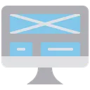 Free Web Layout Window Layout Template Icon