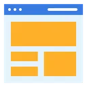 Free Web layout  Icon
