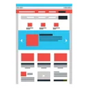 Free Web Layout Design Ícone