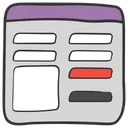 Free Ui Ux Web Layout Icon